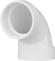 Charlotte Pipe PVC DWV 2 in. 90-Degree Elbow Schedule 40 White PVC003001... - £5.82 GBP
