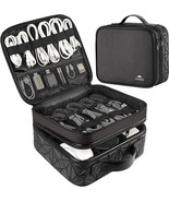 Cable Organizer Bag, Waterproof Travel Electronic Storage with Adjustable - £31.87 GBP