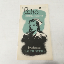 Polio infantile paralysis prudential health series small vintage booklet - $19.75