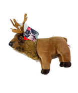 12 inch Aurora Baby Elk Moose Stuffed Animal Toy Gift Of Smiles Brown - $9.13