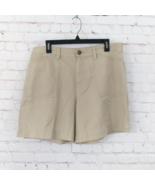Lauren Ralph Lauren Shorts Womens 12 Beige High Rise Cotton Vintage Prep... - £18.82 GBP