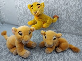 Lion King Plush Simba Nala Lot Of 3 Disney 12&quot; Stuffed Animal Pride Bundle - $24.55