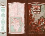 Red Lobster Restaurant Souvenir Menu with Location Map 1974 - £18.69 GBP