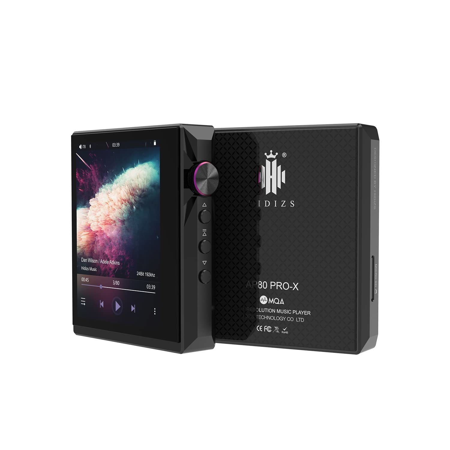 Hidizs AP80 PRO-X Portable Balanced Lossless MQA Bluetooth Music Player with Dua