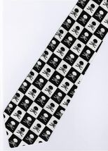 Pirates Jolly Roger Skull Halloween Radiation Symbol BOX BLACK 10cm  Nec... - $19.99