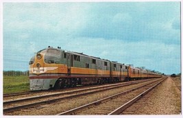 Postcard Train Afternoon Hiawatha Milwaukee Road Chicago - Minneapolis - £3.94 GBP