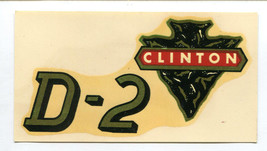 Clinton Engine Chainsaw D-2 Decal NOS - £5.45 GBP