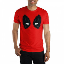 Deadpool Eyes Red Costume T-Shirt Red - £13.43 GBP