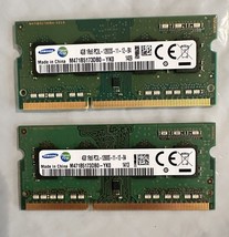 Lot 2 Samsung 4GB 1Rx8 PC3L-12800S M471B5173DBO-YKO Laptop Memory - $19.29