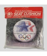 OLYMPICS OFFICIAL1984 LOS ANGELES ROUND 14&quot;  INFLATABLE SEAT CUSHION SEA... - $149.65 MXN