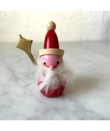 Vintage Steinbach Christmas Ornament Wooden Santa Gold Scepter Made in G... - $684.52 MXN