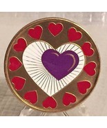 Heart Recovery Medallion Chip Coin AA  Color Red Purple White One Day At... - $401.33 MXN