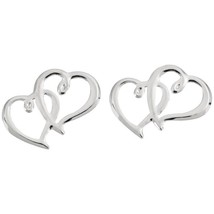 15 pack Wilton W6411 Sweetheart Charms Silver Double Hearts Wedding Cake Decor - £2.57 GBP