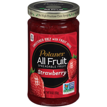 Polaner STRAWBERRY All Fruit Spreadable Fruit 10 oz Jam Juice NO GMO - $9.89