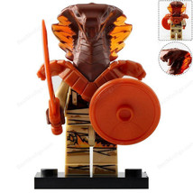 New Brown Pyro Snake (Pyro Vipers) Ninjago Minifigure Block Toys Gift Christmas - $13.98