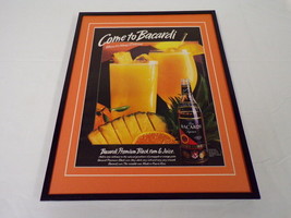 1988 Bacardi Black Rum 11x14 Framed ORIGINAL Vintage Advertisement - $34.64