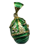 Silver Russian Handmade Faberge EGG PEDANT # PD-11-003 Gold Plated - $91.86 CAD