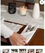 Fancy Monogram 4 Colors Custom Name Inserted  Pack Of 6 Cocktail Napkins - $110.98 CAD