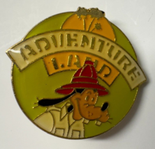 Vintage Walt Disney Productions 1980s Adventure Land Goofy Enamel Pin - $9.89