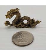 *B5) Prosperity Pearl Chinese Mythical Dragon Amulet Talisman Figurine - €12,59 EUR