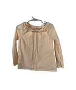 Edgehill Collection Girls Size 5 Tunic Blouse Top Pale Pink Ruffle Colla... - $23.57