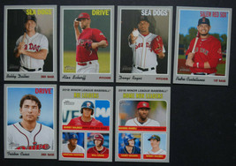 2019 Topps Heritage Minor League Boston Red Sox Base Team Set 7 Cards - £7.85 GBP