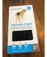 Pack of 2 SoPhresh XL Washable Dog Diapers Adjustable *NEW* Ships N 24h - £30.86 GBP