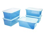 Storex Small Cubby Bins  Plastic Storage Containers for Classroom with N... - £41.11 GBP