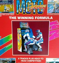 Moto Frenzy Arcade Flyer Original 1992 Video Game Motorcycle Art 8.5&quot; x 11 - £11.70 GBP