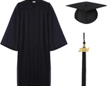 Unisex Adult Matte Graduation Cap and Gown Tassel Set Size: 45&#39;&#39;Ff(5&#39;0&#39;&#39;... - £28.82 GBP