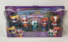 Super Kitties Hero Squad Figure Set Ginny Sparks Bitzy Mr Puppypaws Disney Jr - £24.20 GBP