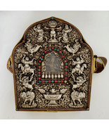 Huge Tibetan Master Quality Artistic Buddha/Manjushree Ghau Box/Amulet 1... - £400.11 GBP