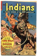 INDIANS  #17 1952-Long Bow Last issue-Golden Age Fiction House Western G+ - £28.76 GBP
