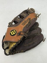Wilson Pro Staff Gold Leather Baseball Glove A2301 Right Hand Throw RHT ... - $39.55