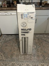 Selkirk 208036 Stainless Steel Chrome Insulated Chimney Pipe 8 Dia x 36 ... - $4,920.14 MXN