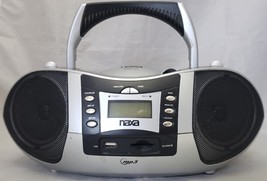 Naxa NPB-250 Portable CD Boombox Radio Player +MP3/CD +AM/FM/AUX Fix or Parts - £7.87 GBP