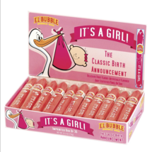 El Bubble It&#39;s a Girl! Blue Bubble Gum Gender Reveal Cigars (Pack of 36) - $28.70