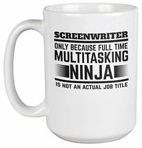 Make Your Mark Design Cool Screenwriter Coffee &amp; Tea Mug for Scriptwriter and Pr - £19.77 GBP