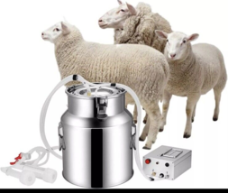 SEAAN 14L Electric Milking Machine for Goats Pulsation Vacuum Pump Milker - £61.82 GBP