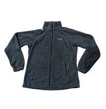Women&#39;s Columbia Full Zip Fleece Jacket  Med Gray Excellent Condition  - €11,03 EUR