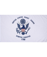 U.S. Coast Guard USCG Military Banner Flag 4-ft W x 2.5-ft H - $165.40 MXN