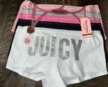 Juicy Couture ~ Women&#39;s Boyshort Underwear Panties Cotton Blend 5-Pair ~ M - £20.78 GBP