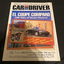 Car and Driver Magazine June 1993 BMW Subaru Lexus Thunderbird Coupe Mexico - £7.63 GBP