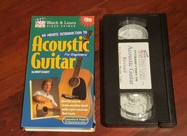 60 Minute Introduction To Acoustic Guitar For  Beginners Bert Casey VHS ... - £4.12 GBP