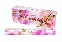 Darshan Orchid Incense Sticks Natural Fragrance AGARBATTI 6 Pack Of 20 Sticks - £14.40 GBP