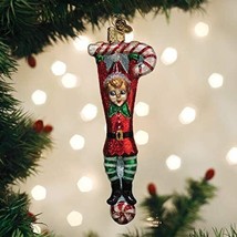 Old World Christmas Playful Elf Glass Christmas Ornament 24206 - £15.63 GBP
