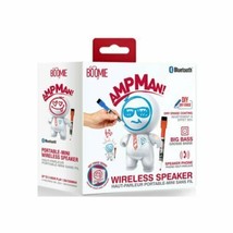 Wireless Bluetooth Speaker Portable BOOMIE AmpMan DIY Dry erase White - £15.81 GBP