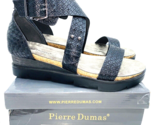 Pierre Dumas Woven Lisle Sandals - Black, US 10M - $29.69