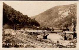 Cumberland Maryland RPPC The Narrows Old Stone Bridge and Railroad Postcard X16 - $19.95