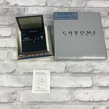 Chrome Azzaro Promo Clock With Stand New In Box - $357.70 MXN